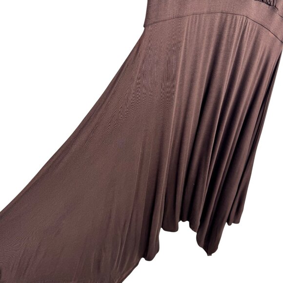 Bundle 2 U-Knit Dresses Black & Brown 1X Handkerchief Hem Whimsigoth‎ Dark Fairy - Picture 12 of 14